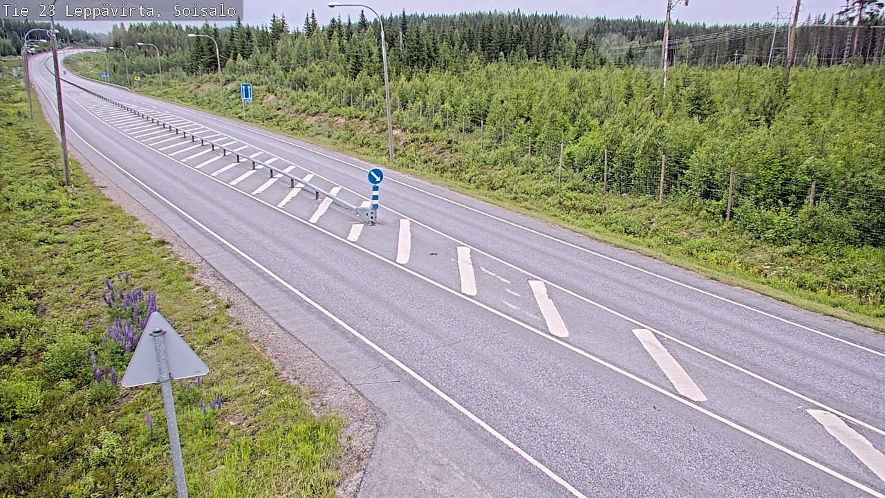 Kelikamerat Kuva Tie 23 Leppävirta, Soisalo, Leppävirta, Pohjois-Savo