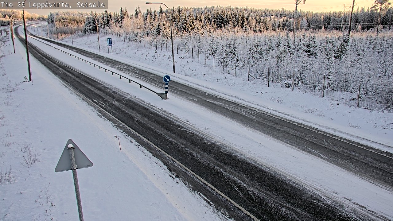 Weather Camera Image Road 23 Leppävirta, Soisalo, Leppävirta, Pohjois-Savo