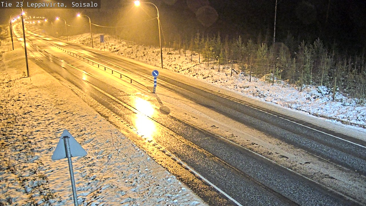 Weather Camera Image Road 23 Leppävirta, Soisalo, Leppävirta, Pohjois-Savo