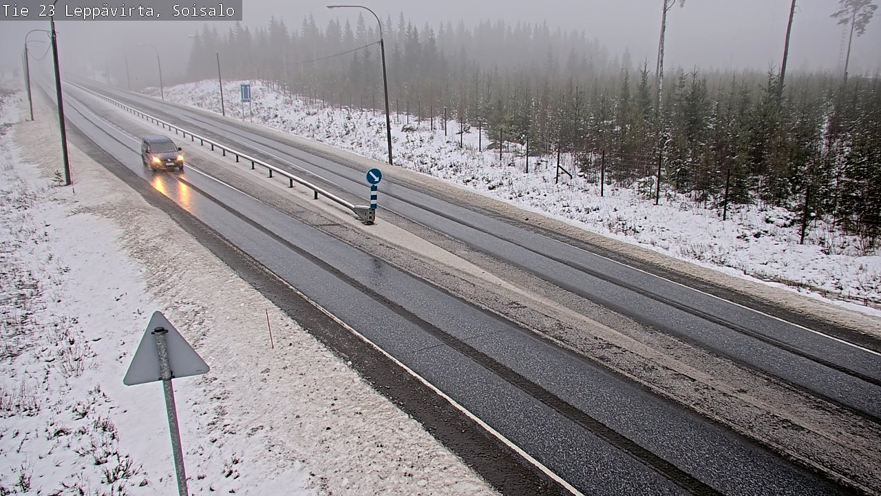 Weather Camera Image Road 23 Leppävirta, Soisalo, Leppävirta, Pohjois-Savo