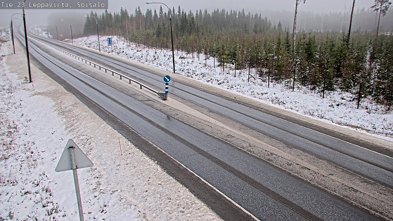 Weather Camera Image Road 23 Leppävirta, Soisalo, Leppävirta, Pohjois-Savo