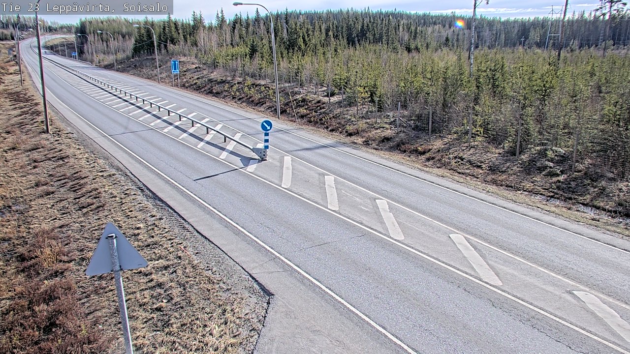 Weather Camera Image Väg 23 Leppävirta, Soisalo, Leppävirta, Pohjois-Savo