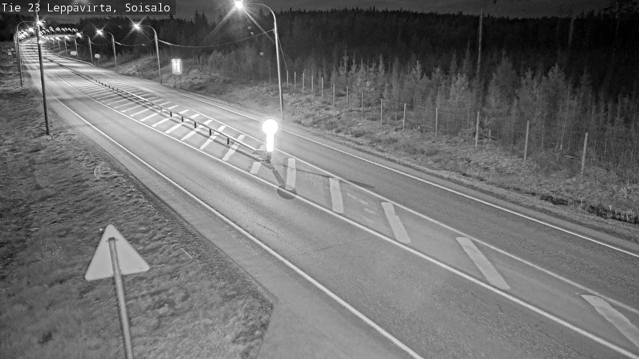 Weather Camera Image Väg 23 Leppävirta, Soisalo, Leppävirta, Pohjois-Savo