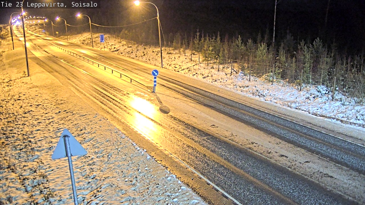 Weather Camera Image Road 23 Leppävirta, Soisalo, Leppävirta, Pohjois-Savo