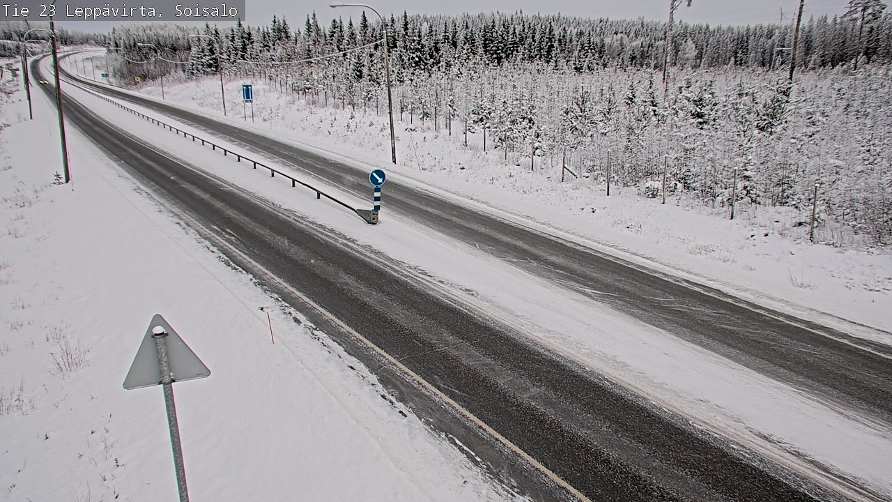 Weather Camera Image Road 23 Leppävirta, Soisalo, Leppävirta, Pohjois-Savo