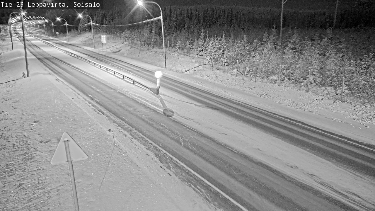 Weather Camera Image Road 23 Leppävirta, Soisalo, Leppävirta, Pohjois-Savo