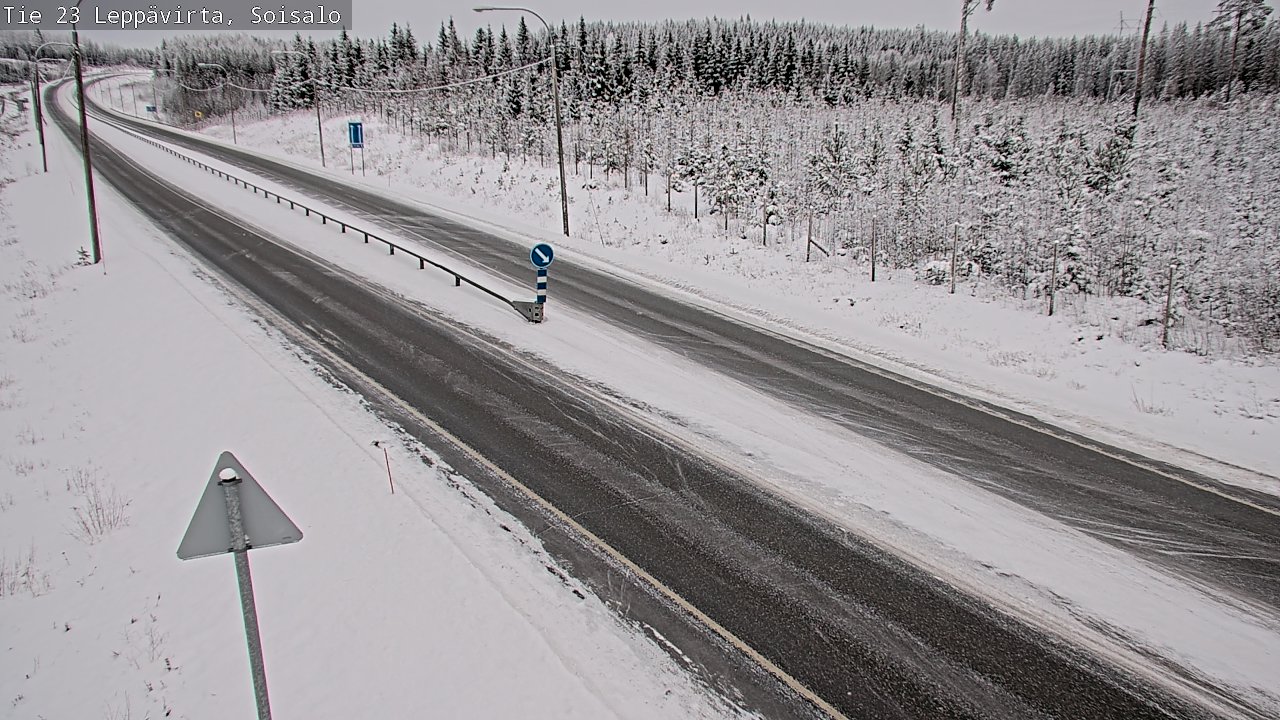 Weather Camera Image Road 23 Leppävirta, Soisalo, Leppävirta, Pohjois-Savo