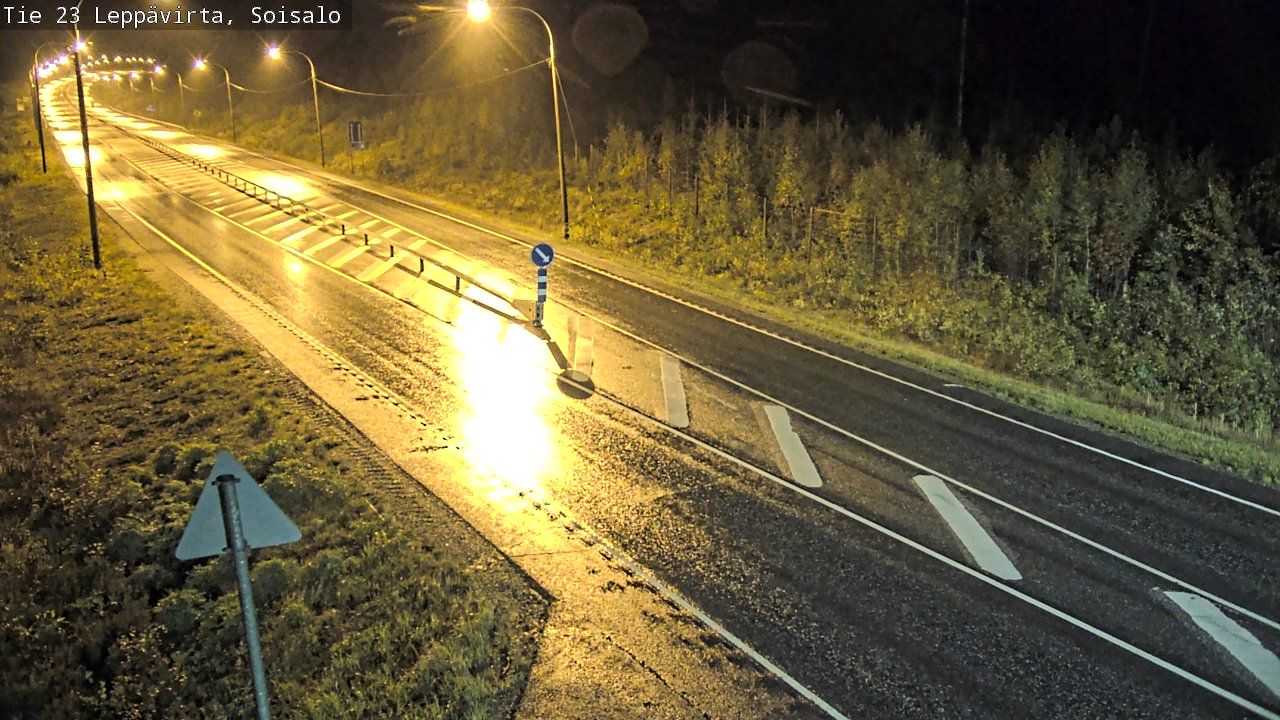 Weather Camera Image Road 23 Leppävirta, Soisalo, Leppävirta, Pohjois-Savo