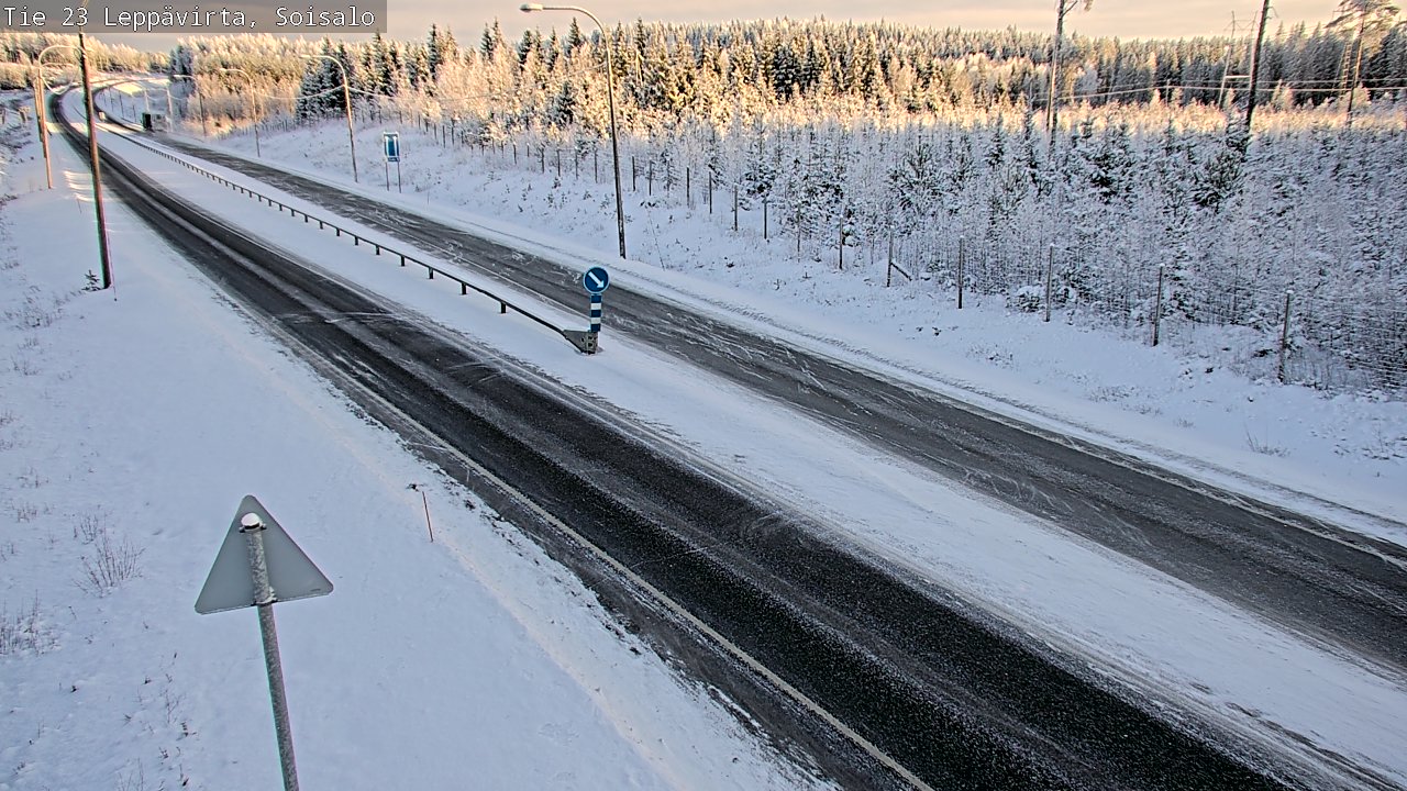 Weather Camera Image Road 23 Leppävirta, Soisalo, Leppävirta, Pohjois-Savo