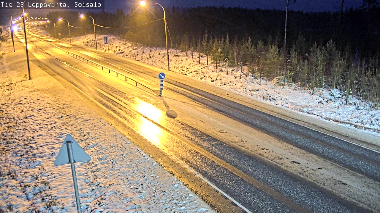 Weather Camera Image Road 23 Leppävirta, Soisalo, Leppävirta, Pohjois-Savo