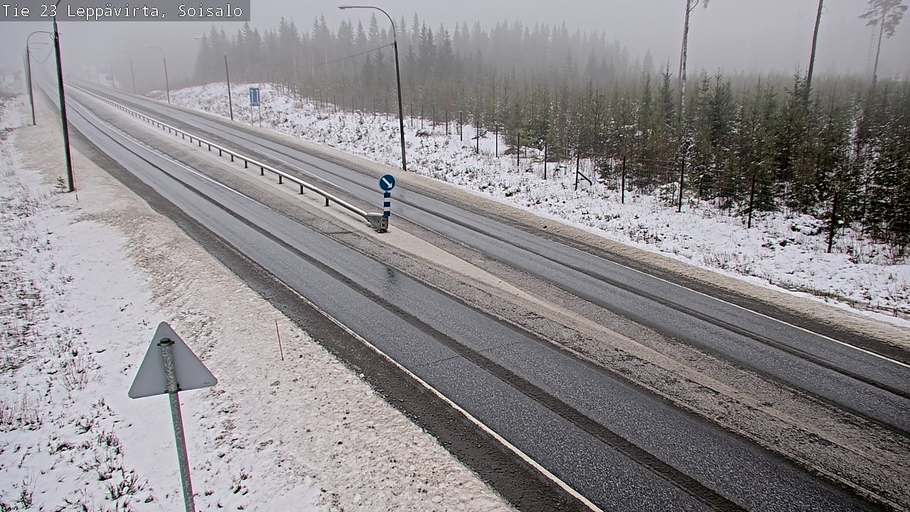 Weather Camera Image Road 23 Leppävirta, Soisalo, Leppävirta, Pohjois-Savo