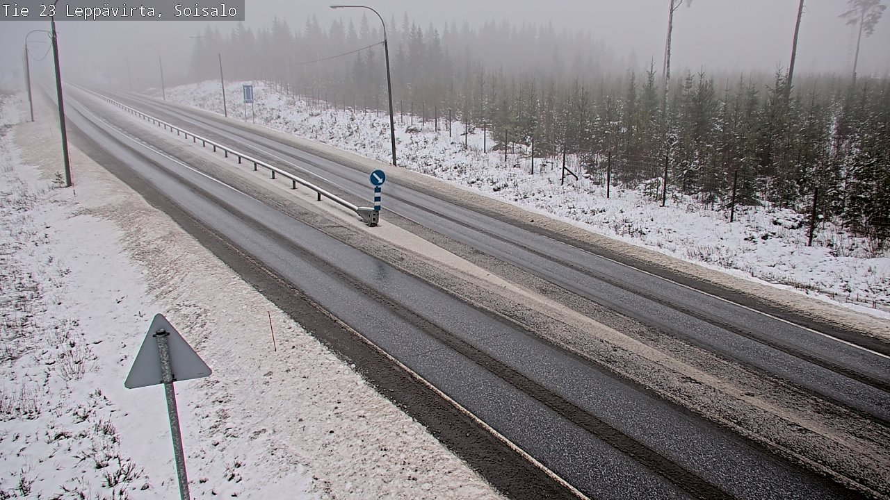 Weather Camera Image Road 23 Leppävirta, Soisalo, Leppävirta, Pohjois-Savo