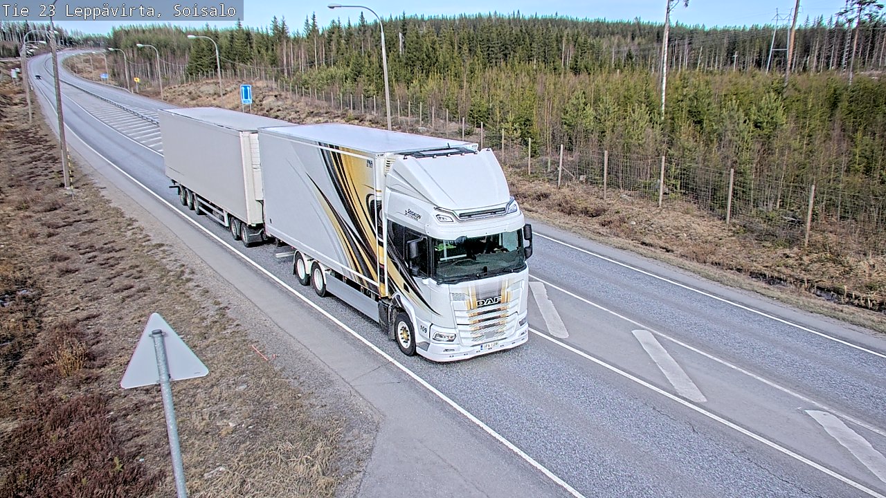 Weather Camera Image Väg 23 Leppävirta, Soisalo, Leppävirta, Pohjois-Savo