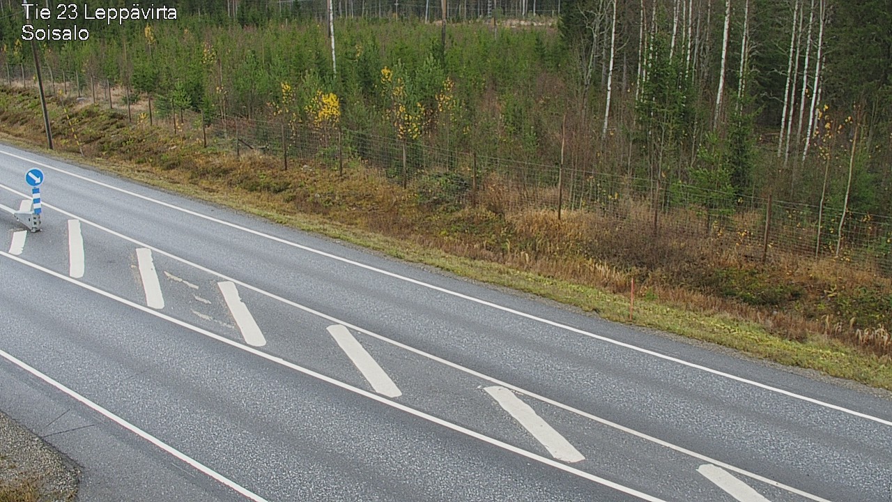 Weather Camera Image Väg 23 Leppävirta, Soisalo, Leppävirta, Pohjois-Savo