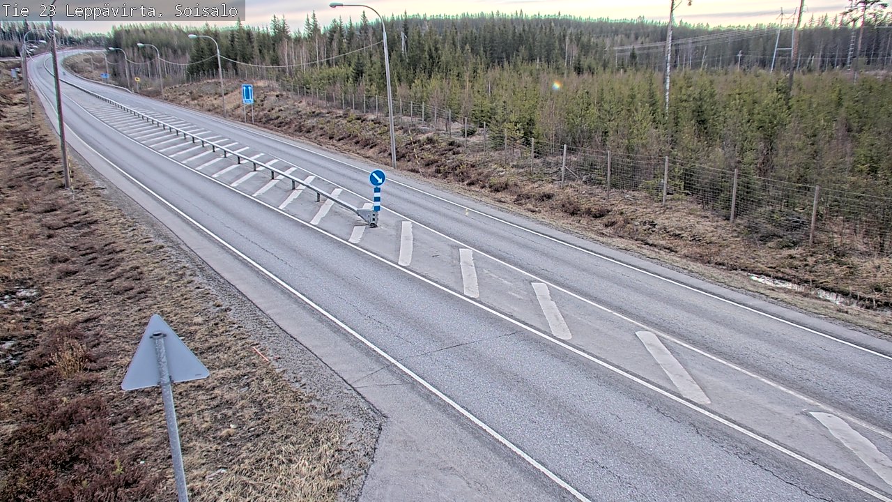 Weather Camera Image Väg 23 Leppävirta, Soisalo, Leppävirta, Pohjois-Savo