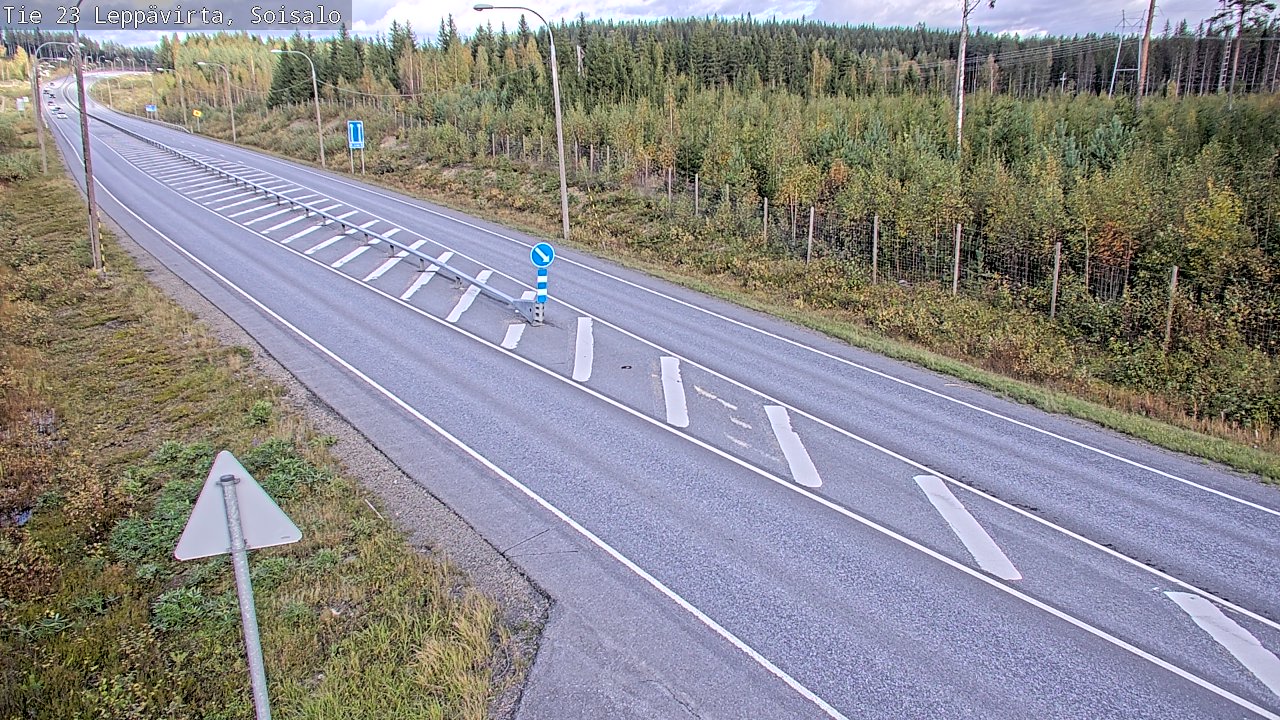 Weather Camera Image Väg 23 Leppävirta, Soisalo, Leppävirta, Pohjois-Savo