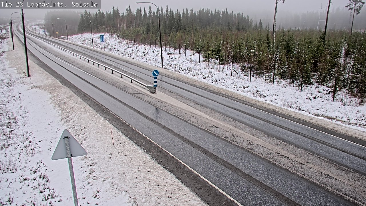 Weather Camera Image Road 23 Leppävirta, Soisalo, Leppävirta, Pohjois-Savo