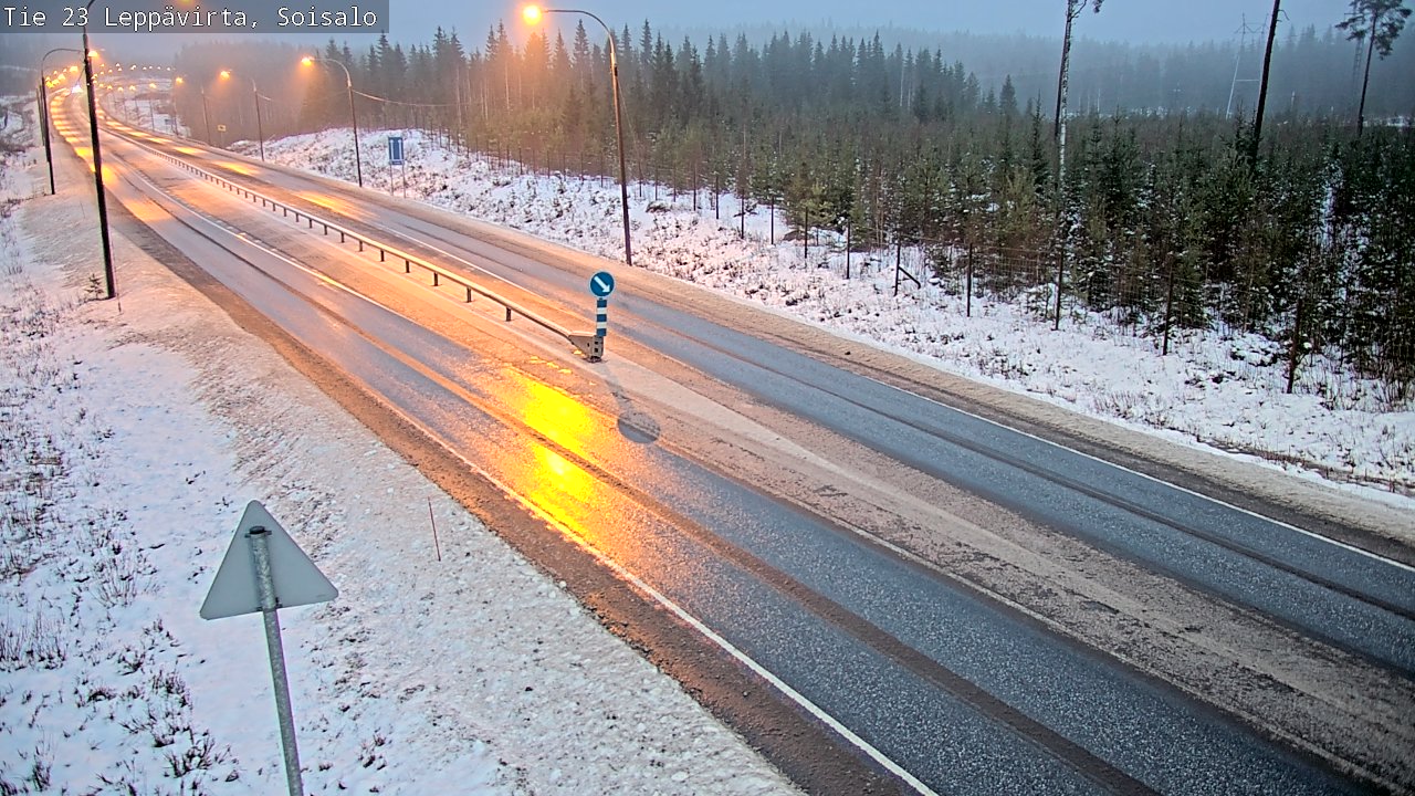 Weather Camera Image Road 23 Leppävirta, Soisalo, Leppävirta, Pohjois-Savo
