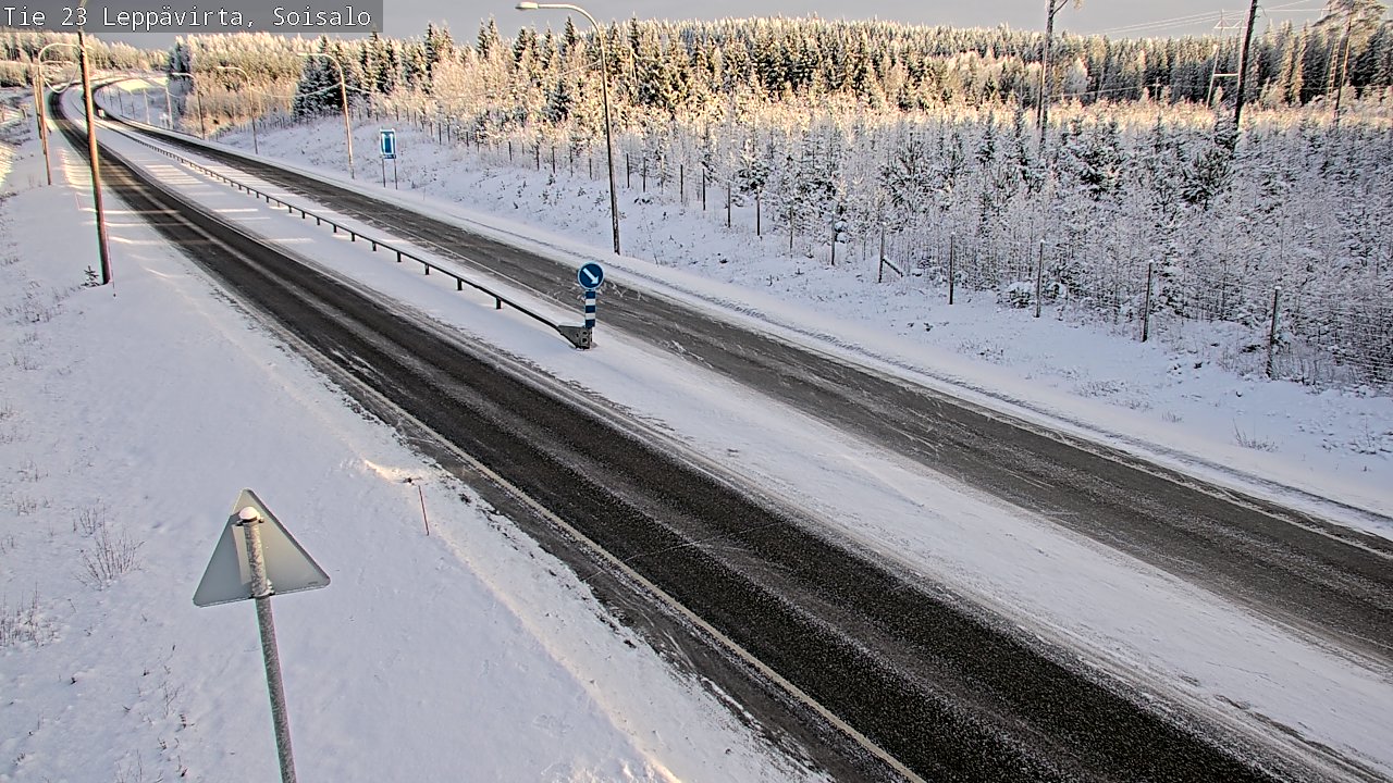 Weather Camera Image Road 23 Leppävirta, Soisalo, Leppävirta, Pohjois-Savo