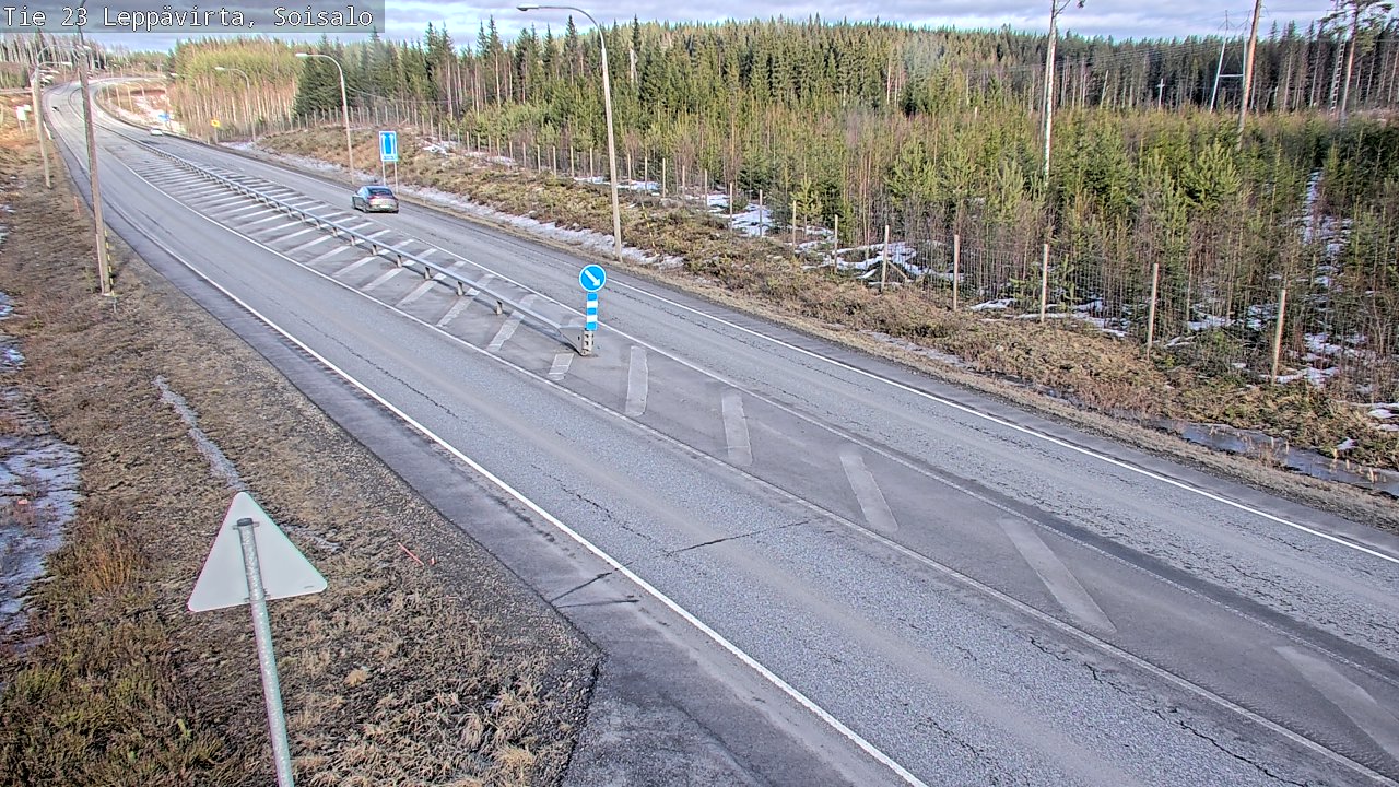 Kelikamerat Kuva Tie 23 Leppävirta, Soisalo, Leppävirta, Pohjois-Savo