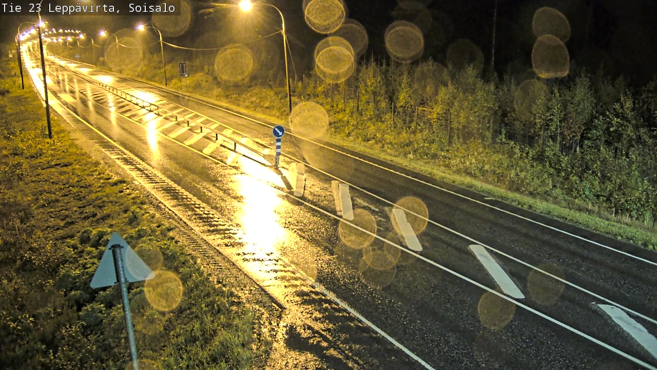 Weather Camera Image Road 23 Leppävirta, Soisalo, Leppävirta, Pohjois-Savo