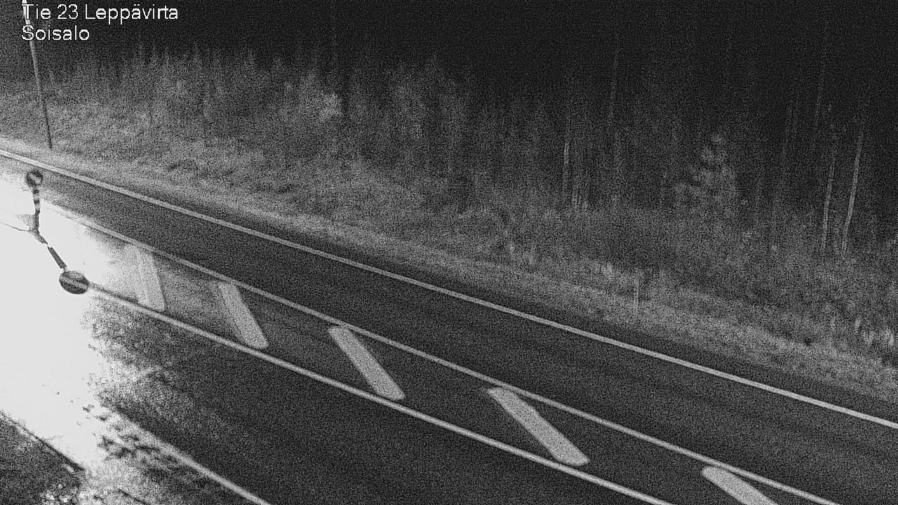 Weather Camera Image Road 23 Leppävirta, Soisalo, Leppävirta, Pohjois-Savo