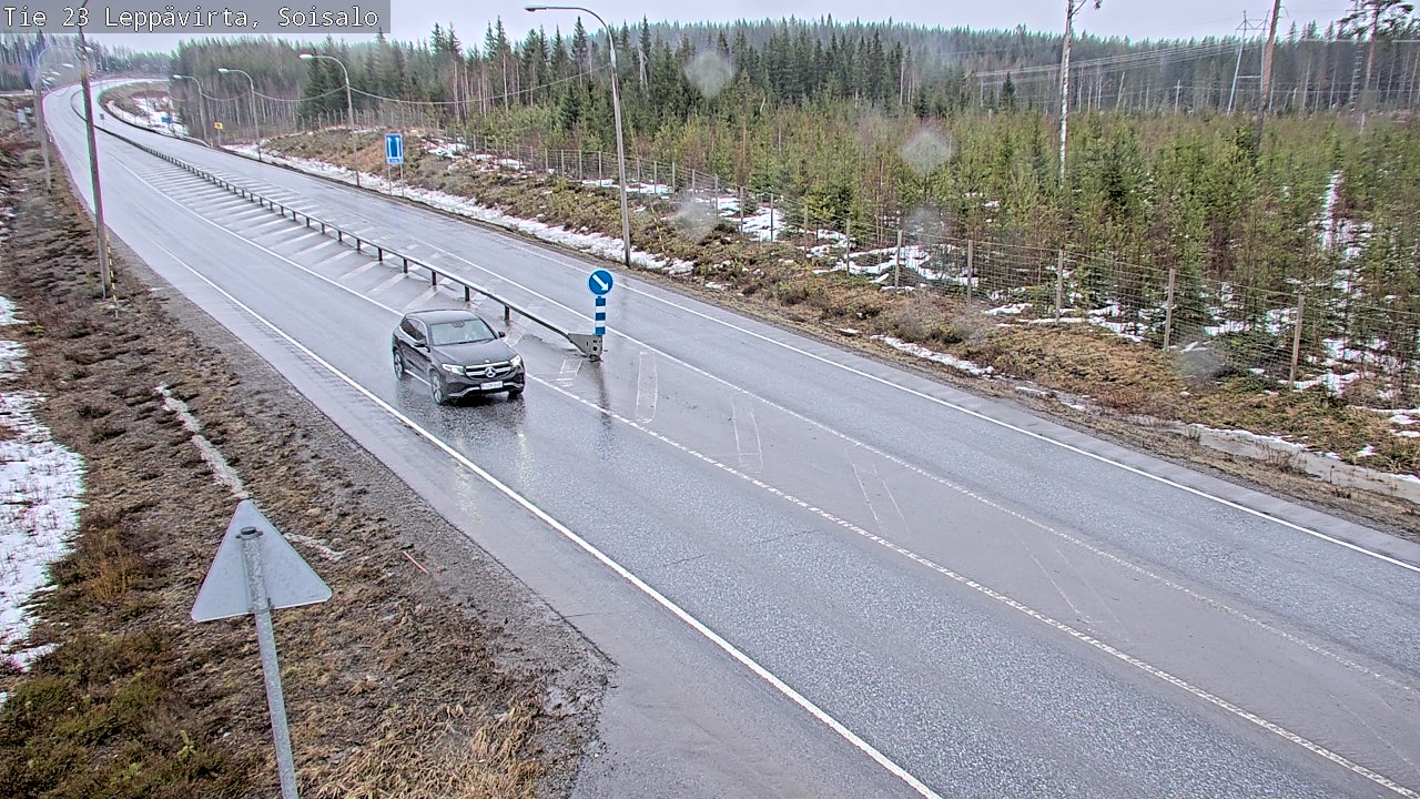 Weather Camera Image Road 23 Leppävirta, Soisalo, Leppävirta, Pohjois-Savo