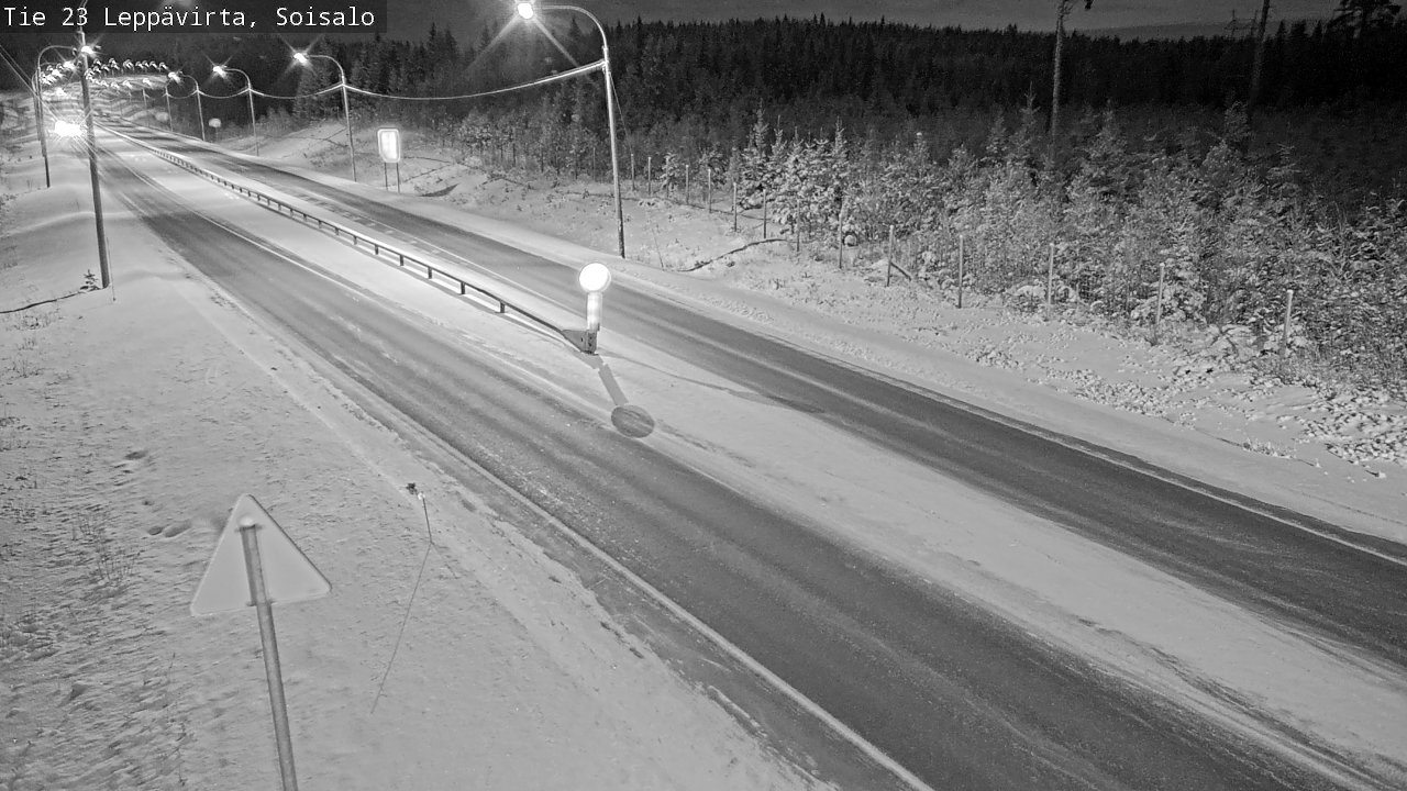 Weather Camera Image Road 23 Leppävirta, Soisalo, Leppävirta, Pohjois-Savo