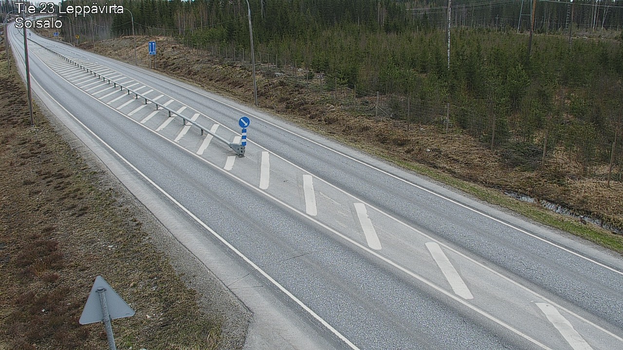 Weather Camera Image Väg 23 Leppävirta, Soisalo, Leppävirta, Pohjois-Savo