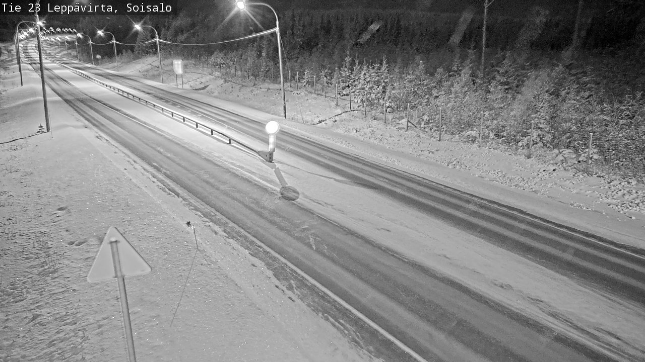 Weather Camera Image Road 23 Leppävirta, Soisalo, Leppävirta, Pohjois-Savo