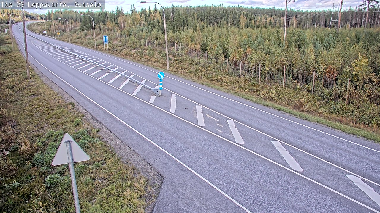 Weather Camera Image Väg 23 Leppävirta, Soisalo, Leppävirta, Pohjois-Savo