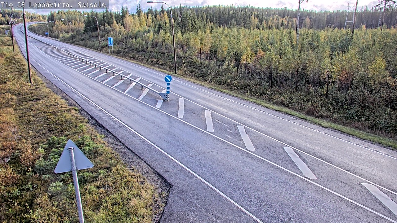 Weather Camera Image Road 23 Leppävirta, Soisalo, Leppävirta, Pohjois-Savo