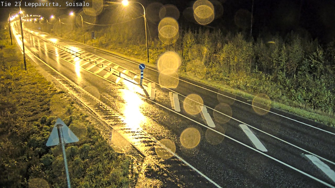 Weather Camera Image Road 23 Leppävirta, Soisalo, Leppävirta, Pohjois-Savo