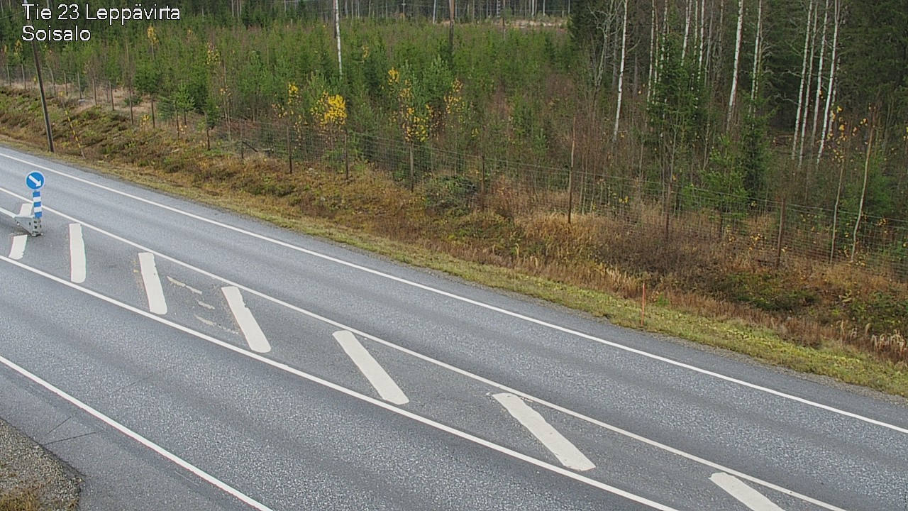 Weather Camera Image Väg 23 Leppävirta, Soisalo, Leppävirta, Pohjois-Savo