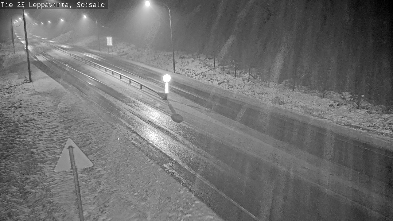 Weather Camera Image Road 23 Leppävirta, Soisalo, Leppävirta, Pohjois-Savo