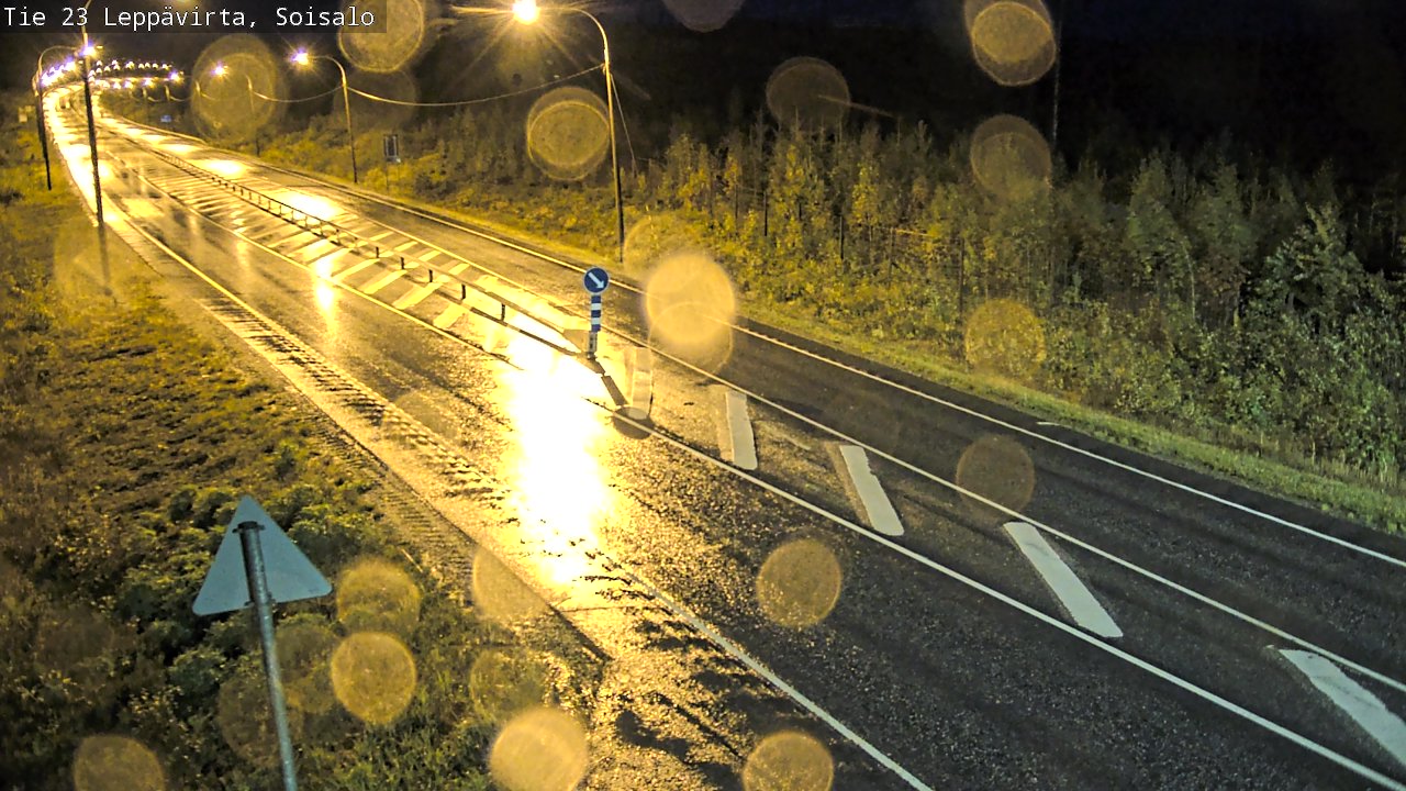 Weather Camera Image Road 23 Leppävirta, Soisalo, Leppävirta, Pohjois-Savo