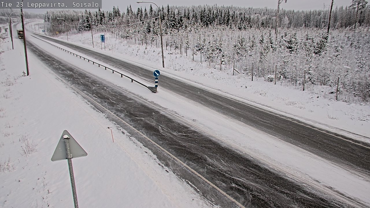 Weather Camera Image Road 23 Leppävirta, Soisalo, Leppävirta, Pohjois-Savo