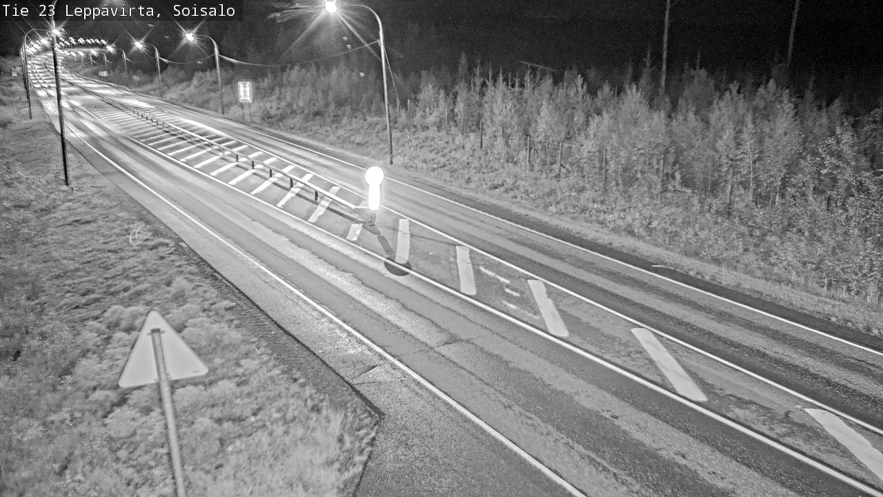Weather Camera Image Road 23 Leppävirta, Soisalo, Leppävirta, Pohjois-Savo