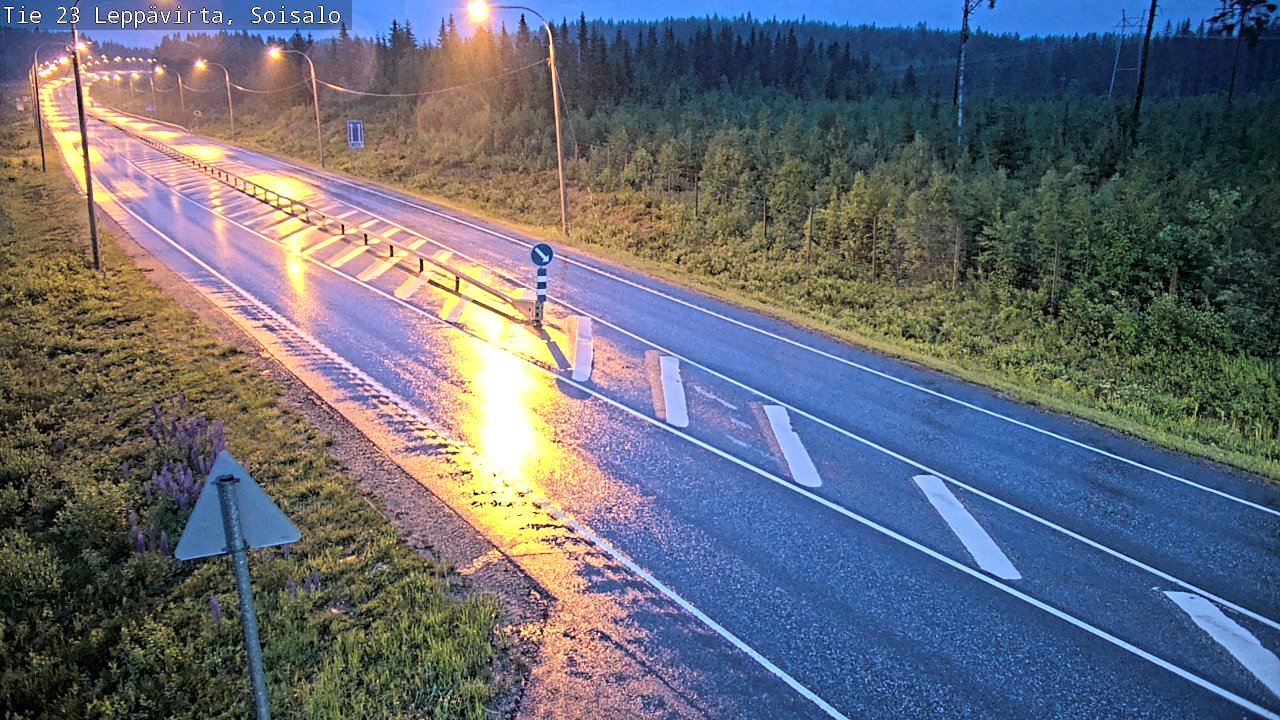 Kelikamerat Kuva Tie 23 Leppävirta, Soisalo, Leppävirta, Pohjois-Savo
