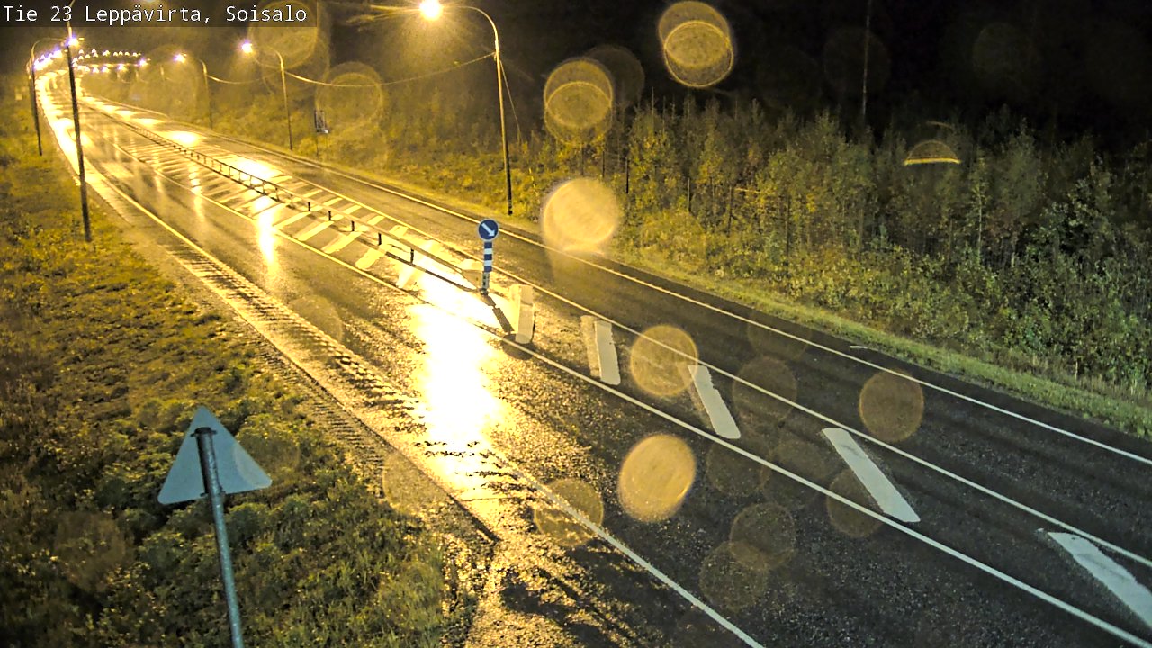 Weather Camera Image Road 23 Leppävirta, Soisalo, Leppävirta, Pohjois-Savo