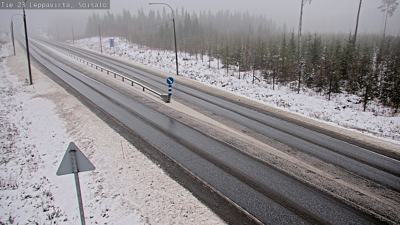 Weather Camera Image Road 23 Leppävirta, Soisalo, Leppävirta, Pohjois-Savo