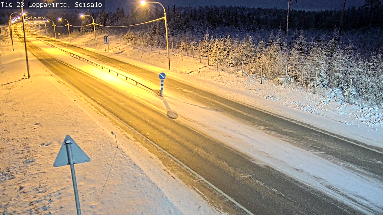 Weather Camera Image Road 23 Leppävirta, Soisalo, Leppävirta, Pohjois-Savo