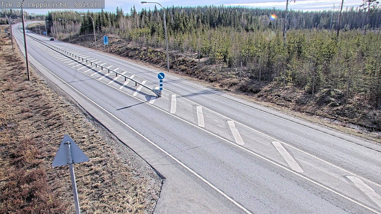 Weather Camera Image Väg 23 Leppävirta, Soisalo, Leppävirta, Pohjois-Savo