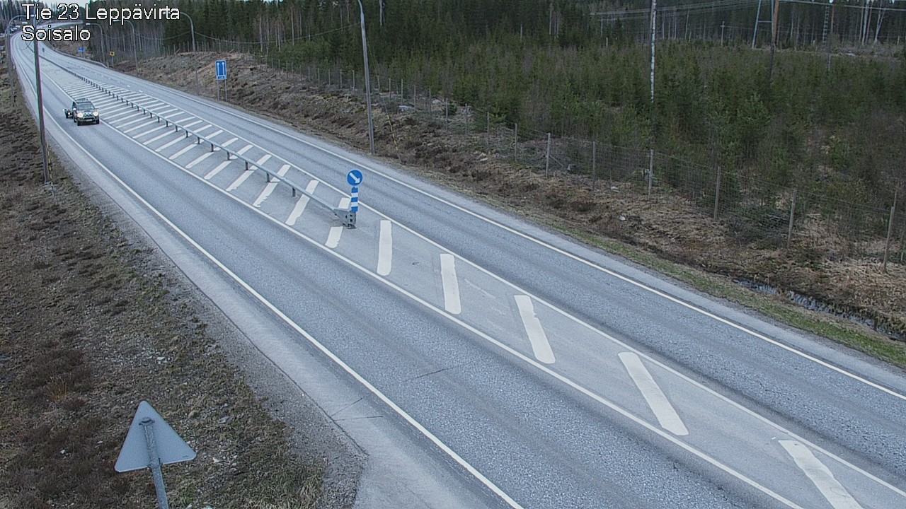 Weather Camera Image Road 23 Leppävirta, Soisalo, Leppävirta, Pohjois-Savo