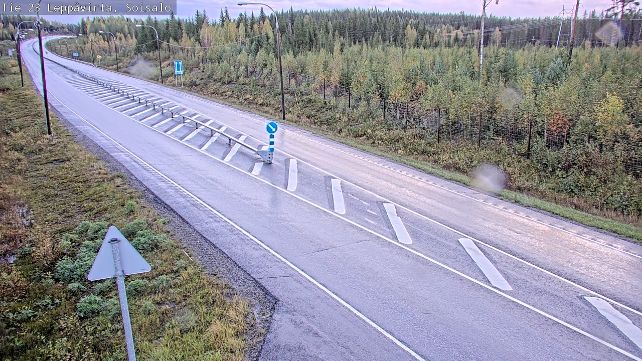 Weather Camera Image Road 23 Leppävirta, Soisalo, Leppävirta, Pohjois-Savo