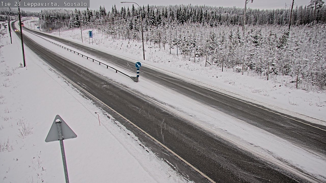 Weather Camera Image Road 23 Leppävirta, Soisalo, Leppävirta, Pohjois-Savo