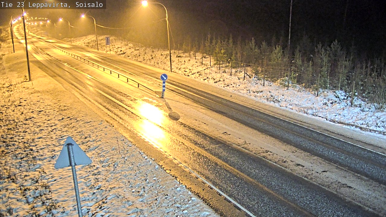Weather Camera Image Road 23 Leppävirta, Soisalo, Leppävirta, Pohjois-Savo