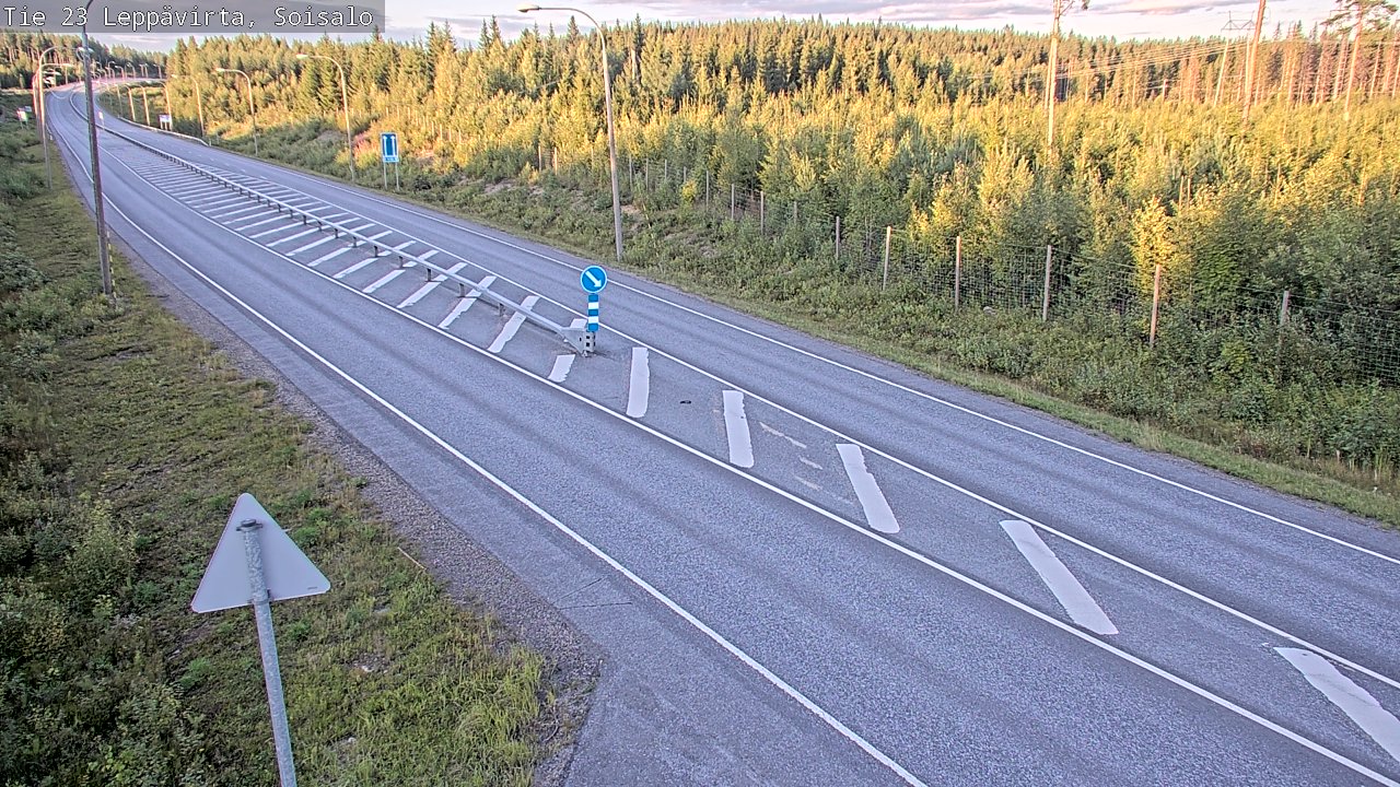 Kelikamerat Kuva Tie 23 Leppävirta, Soisalo, Leppävirta, Pohjois-Savo