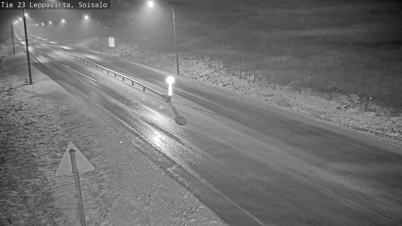 Weather Camera Image Road 23 Leppävirta, Soisalo, Leppävirta, Pohjois-Savo