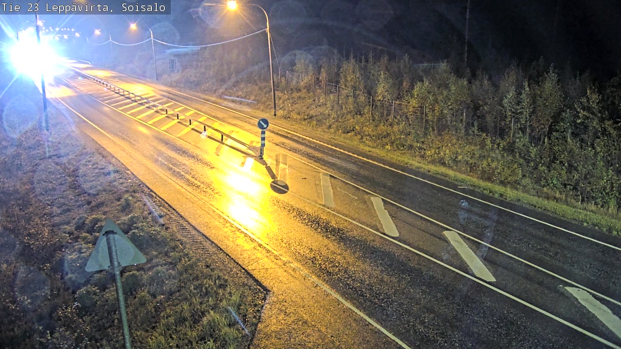Weather Camera Image Road 23 Leppävirta, Soisalo, Leppävirta, Pohjois-Savo